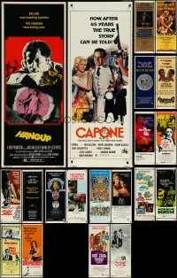 5x0455 LOT OF 20 UNFOLDED 1970S INSERTS 1970s great images from a variety of different movies!