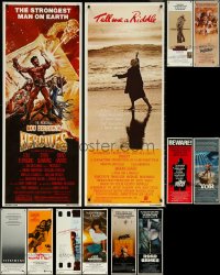 5x0471 LOT OF 15 UNFOLDED 1980S INSERTS 1980s great images from a variety of movies!