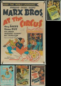 5x0541 LOT OF 7 UNFOLDED R2010S EGYPTIAN POSTERS R2010s At the Circus, The Raven, The Kid & more!