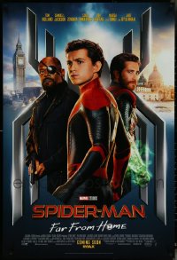 5x1011 LOT OF 5 UNFOLDED DOUBLE-SIDED 27X40 SPIDER-MAN: FAR FROM HOME INT'L ADVANCE ONE-SHEETS 2019