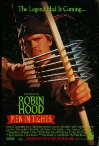 5x1001 LOT OF 5 UNFOLDED SINGLE-SIDED 27X40 ROBIN HOOD: MEN IN TIGHTS ADVANCE ONE-SHEETS 1993 cool!