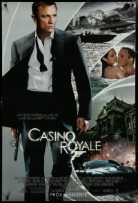 5x1020 LOT OF 5 UNFOLDED DOUBLE-SIDED 27X40 CASINO ROYALE INT'L SPANISH ADVANCE ONE-SHEETS 2006