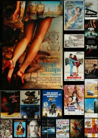 5x0612 LOT OF 23 MOSTLY UNFOLDED NON-US POSTERS 1970s-2010s a variety of cool movie images!