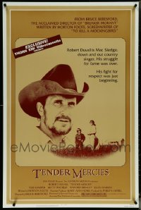 5x0597 LOT OF 22 UNFOLDED SINGLE-SIDED 27X41 TENDER MERCIES VIDEO POSTERS 1983 Robert Duvall