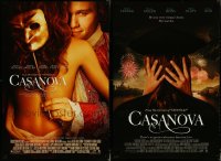 5x0793 LOT OF 16 UNFOLDED DOUBLE-SIDED 27X40 CASANOVA DOMESTIC & INTERNATIONAL ONE-SHEETS 2005