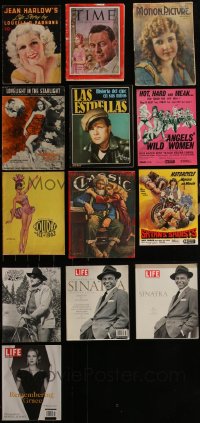 5x0317 LOT OF 13 MAGAZINES & MISCELLANEOUS ITEMS 1930s-1980s filled with great images & articles!