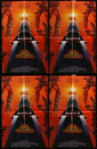 5x0505 LOT OF 4 FORMERLY FOLDED 18X28 MAD MAX 2: THE ROAD WARRIOR SPECIAL POSTERS 1981 Commander art