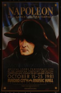 5x0978 LOT OF 5 UNFOLDED SINGLE-SIDED NAPOLEON R81 ONE-SHEETS R1981 Abel Gance's 1927 masterpiece!