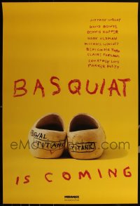 5x0971 LOT OF 6 UNFOLDED SINGLE-SIDED 27X40 BASQUIAT TEASER ONE-SHEETS 1996 wooden clogs image!