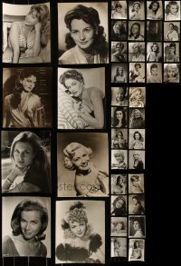 5x0379 LOT OF 40 PORTRAITS OF FEMALE ACTRESSES 1940s-1950s great images of beautiful women!