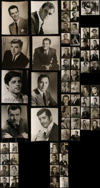 5x0375 LOT OF 81 PORTRAITS OF MALE ACTORS 1950s-1960s great images of leading & supporting men!