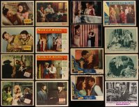 5x0229 LOT OF 29 LOBBY CARDS 1940s-1960s incomplete sets from a variety of different movies!