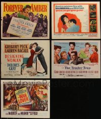 5x0247 LOT OF 5 TITLE CARDS 1940s-1960s great images from a variety of different movies!