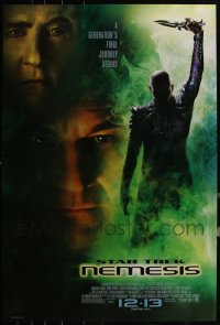 5x0859 LOT OF 11 UNFOLDED DOUBLE-SIDED 27X40 STAR TREK: NEMESIS ADVANCE ONE-SHEETS 2002 Stewart