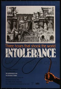 5x0567 LOT OF 6 UNFOLDED INTOLERANCE R88 ENGLISH DOUBLE CROWNS R1988 D.W. Griffith shook the world!