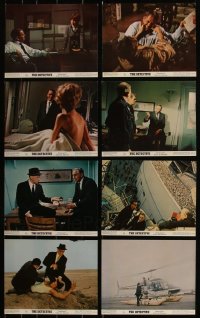 5x0391 LOT OF 16 SETS OF 8 DETECTIVE COLOR 8X10 STILLS 1968 Frank Sinatra, sexy Lee Remick!