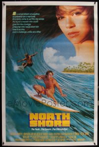 5x0950 LOT OF 6 UNFOLDED SINGLE-SIDED 27X41 NORTH SHORE ONE-SHEETS 1987 Hawaiian surfing!