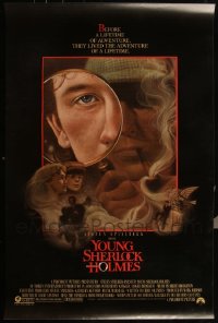 5x0932 LOT OF 7 UNFOLDED SINGLE-SIDED 27X41 YOUNG SHERLOCK HOLMES ONE-SHEETS 1985 Barry Levinson!