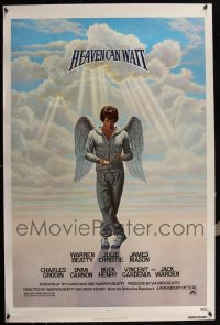 5x0895 LOT OF 9 UNFOLDED SINGLE-SIDED 27X41 HEAVEN CAN WAIT ONE-SHEETS 1978 art of Warren Beatty!