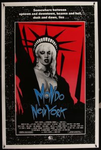 5x0935 LOT OF 7 UNFOLDED SINGLE-SIDED 27X41 MONDO NEW YORK ONE-SHEETS 1988 cult classic!