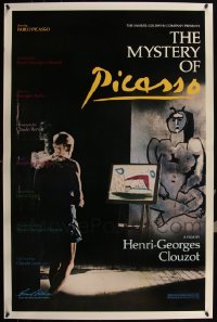 5x0845 LOT OF 11 UNFOLDED SINGLE-SIDED 27X41 MYSTERY OF PICASSO ONE-SHEETS R1986 cool documentary!