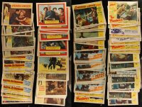 5x0207 LOT OF APPROXIMATELY 240 1950S COWBOY WESTERN LOBBY CARDS 1950s several incomplete sets!