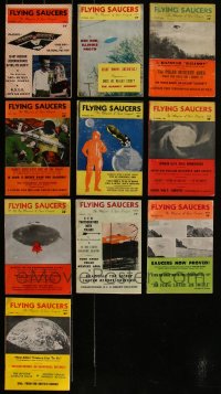 5x0407 LOT OF 10 FLYING SAUCERS 1959-61 MAGAZINES 1959-1961 The Magazine of Space Conquest!