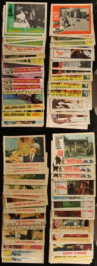 5x0209 LOT OF APPROXIMATELY 200 LOBBY CARDS 1960s several incomplete sets!