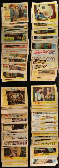 5x0203 LOT OF APPROXIMATELY 315 1950s & 1960s LOBBY CARDS 1950s several incomplete sets!