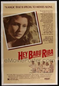 5x0664 LOT OF 26 UNFOLDED SINGLE-SIDED 27X41 HEY BABU RIBA ONE-SHEETS 1987 Yugoslavian romance!