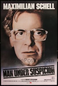 5x0647 LOT OF 28 UNFOLDED SINGLE-SIDED 27X41 MAN UNDER SUSPICION ONE-SHEETS 1984 Maximilian Schell