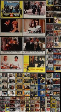 5x0210 LOT OF 144 LOBBY CARDS 1960s-1970s incomplete sets from a variety of different movies!