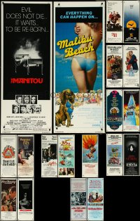 5x0450 LOT OF 21 UNFOLDED 1970S INSERTS 1970s great images from a variety of different movies!