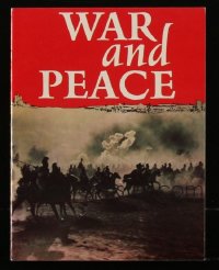 5x0296 LOT OF 59 WAR & PEACE ENGLISH SOUVENIR PROGRAM BOOKS 1966 Sergei Bondarchuk, Leo Tolstoy