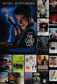 5x0750 LOT OF 20 UNFOLDED MOSTLY DOUBLE-SIDED 27X40 ONE-SHEETS 1990s-2010s cool movie images!