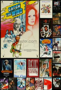 5x0548 LOT OF 30 UNFOLDED & FORMERLY FOLDED RUSSIAN POSTERS 1970s-1990s a variety of movie images!