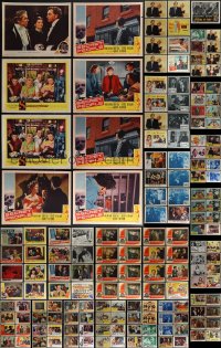 5x0208 LOT OF 209 1950S LOBBY CARDS 1950s incomplete sets from a variety of different movies!