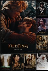 5x0720 LOT OF 21 UNFOLDED MOSTLY DOUBLE-SIDED 27X40 LORD OF THE RINGS & HOBBIT ONE-SHEETS 2001-2014