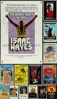 5x0148 LOT OF 20 FOLDED ONE-SHEETS 1970s-1980s great images from a variety of different movies!