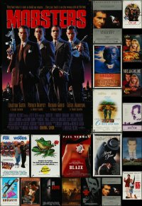 5x0745 LOT OF 20 UNFOLDED MOSTLY SINGLE-SIDED MOSTLY 27X40 ONE-SHEETS 1990s cool movie images!