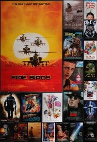 5x0696 LOT OF 23 UNFOLDED MOSTLY DOUBLE-SIDED MOSTLY 27X40 ONE-SHEETS 1980s-1990s cool movie images!