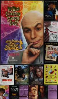 5x0758 LOT OF 19 UNFOLDED SINGLE-SIDED 27X40 ONE-SHEETS 1990s-2000s a variety of movie images!