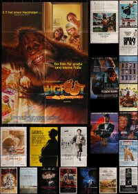 5x0111 LOT OF 94 FOLDED MOSTLY ONE-SHEETS 1970s-1990s great images from a variety of movies!