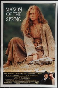 5x0701 LOT OF 22 UNFOLDED SINGLE-SIDED 27X41 MANON OF THE SPRING ONE-SHEETS 1986 Emmanuelle Beart!