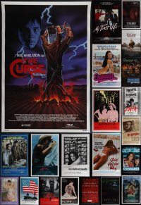 5x0654 LOT OF 27 UNFOLDED SINGLE-SIDED MOSTLY 27X41 ONE-SHEETS 1980s a variety of movie images!