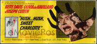 5y0141 HUSH...HUSH, SWEET CHARLOTTE 24sh 1965 Bette Davis, Olivia de Havilland, Aldrich, ultra rare!