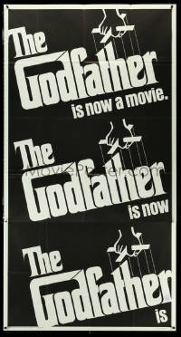 5y0677 GODFATHER int'l 3sh 1972 Francis Ford Coppola crime classic, great art by S. Neil Fujita!