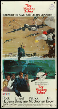 5y0685 ICE STATION ZEBRA Cinerama 3sh 1969 remember the name, your life may depend on it, McCall art!