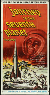 5y0691 JOURNEY TO THE SEVENTH PLANET 3sh 1961 they have terryfing powers of mind over matter!