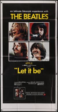 5y0695 LET IT BE 3sh 1970 Beatles, John Lennon, Paul McCartney, Ringo Starr, George Harrison, rare!